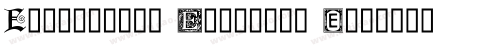 Ornamental Initials Z字体转换